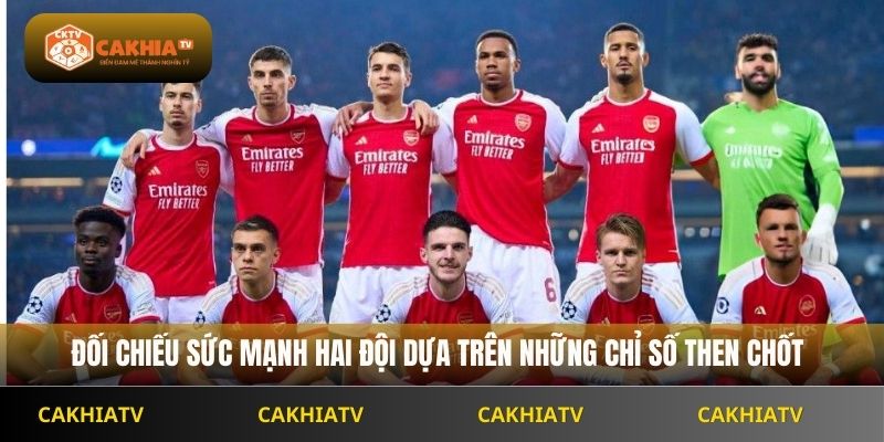 Đối chiếu sức mạnh hai đội dựa trên những chỉ số then chốt